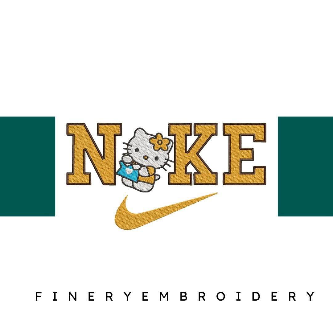 Nike and Hello Kitty 3 - Embroidery Design - FineryEmbroidery