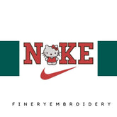 Nike and Hello Kitty 4 - Embroidery Design - FineryEmbroidery