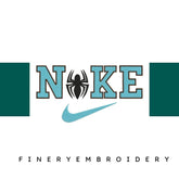 Nike and Spiderman 4 - Embroidery Design - FineryEmbroidery