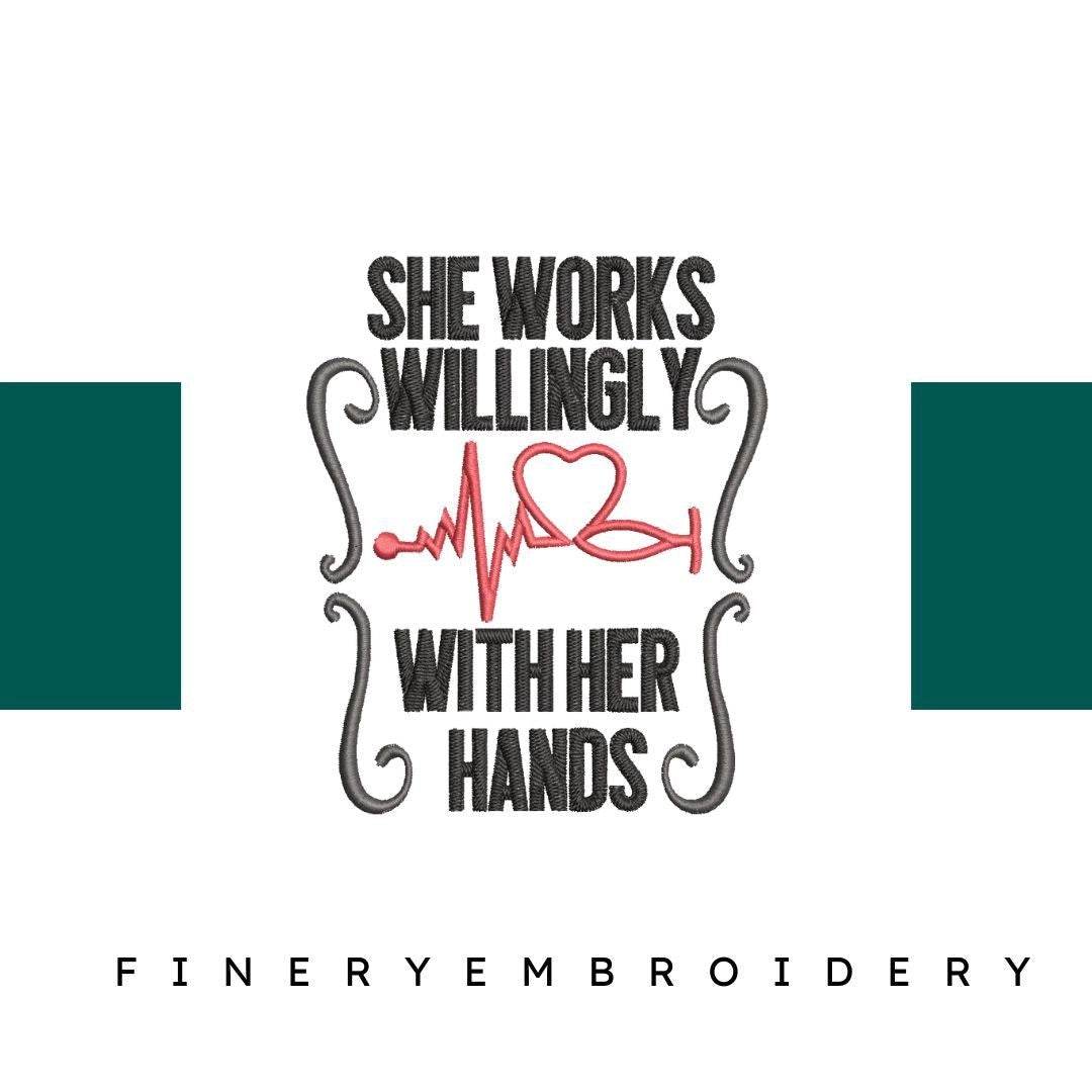 Nurses Collection 2 - Pack of 25 Designs - Embroidery Design - FineryEmbroidery