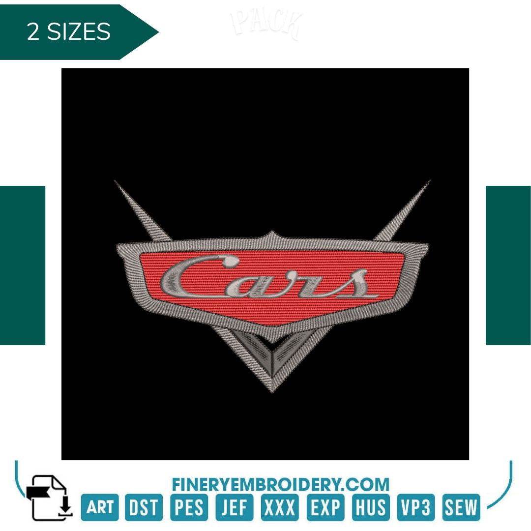 Pixar's "Cars" Logo Embroidery Design - FineryEmbroidery
