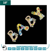 Playful Toy Alphabet Embroidery Pack – Whimsical 3.9" Monogram Letters for Kids - FineryEmbroidery