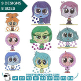 Playful emotions - 9 Adorable Embroidery Designs - FineryEmbroidery