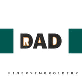 Rad-Dad - Father Embroidery Design - FineryEmbroidery