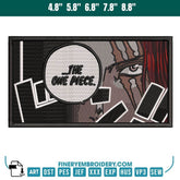 Shanks Boxed "The One Piece" Embroidery Design - FineryEmbroidery