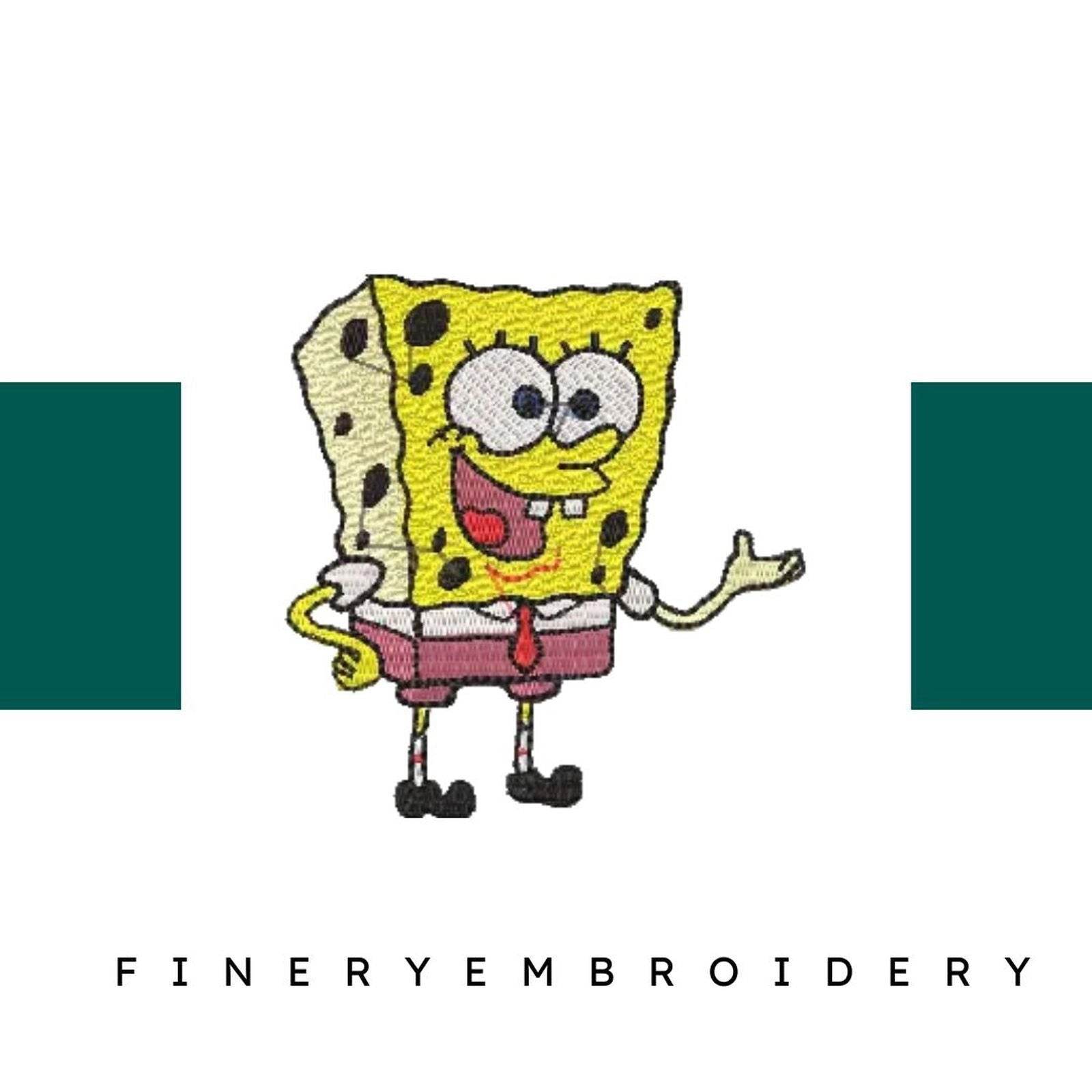 SpongeBob- Pack of 31 Designs - Embroidery Design - FineryEmbroidery