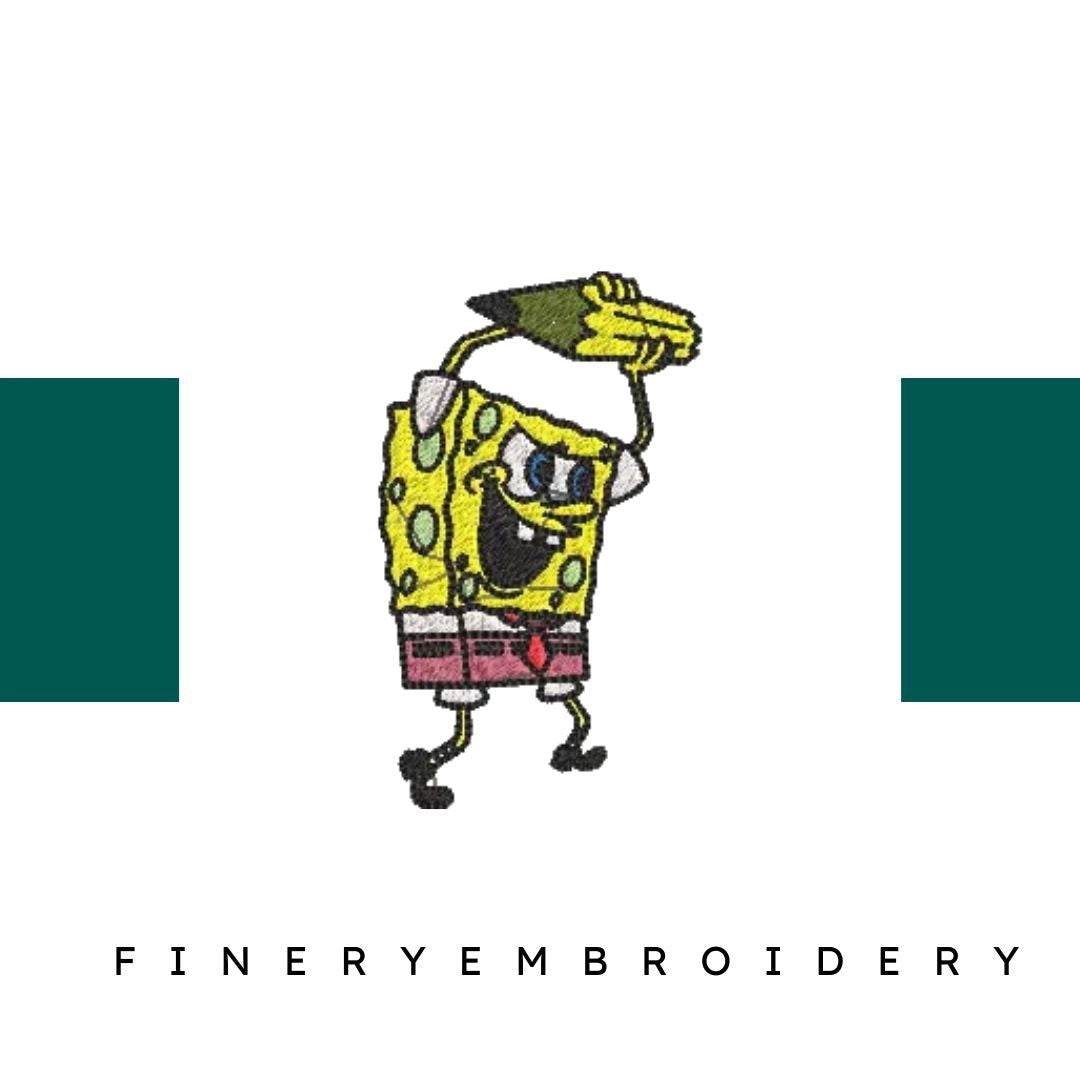 SpongeBob 2 - Pack of 32 Designs - Embroidery Design - FineryEmbroidery
