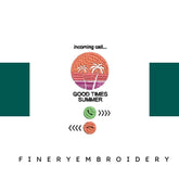 Summertime-the-Summer-is-Calling - Embroidery Design - FineryEmbroidery