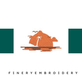 Sunset-Palm-Trees - Embroidery Design - FineryEmbroidery