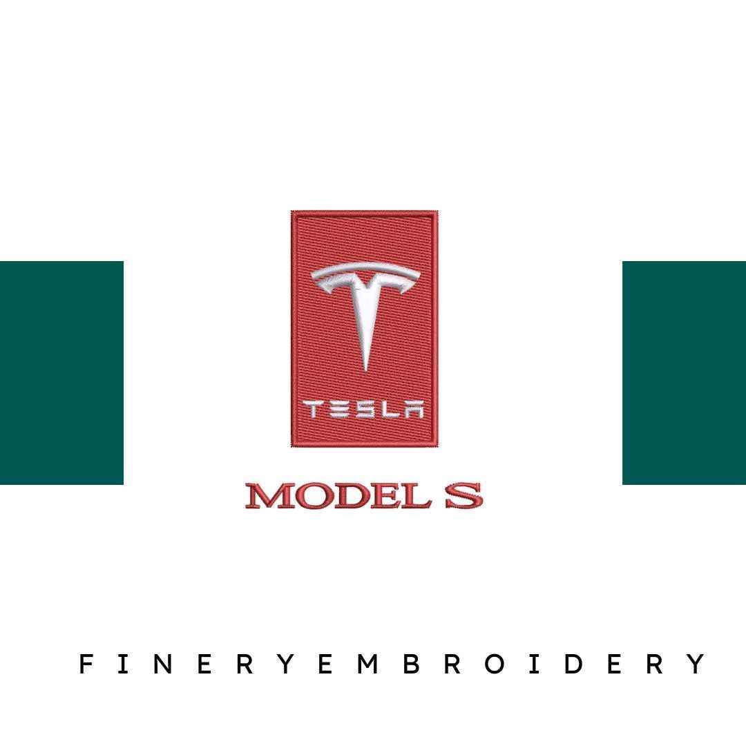 Tesla Embroidery Design