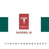 Tesla Embroidery Design