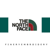 The North Face Red - Embroidery Design - FineryEmbroidery