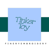 Tinker Toy Embroidery alphabet Font Set