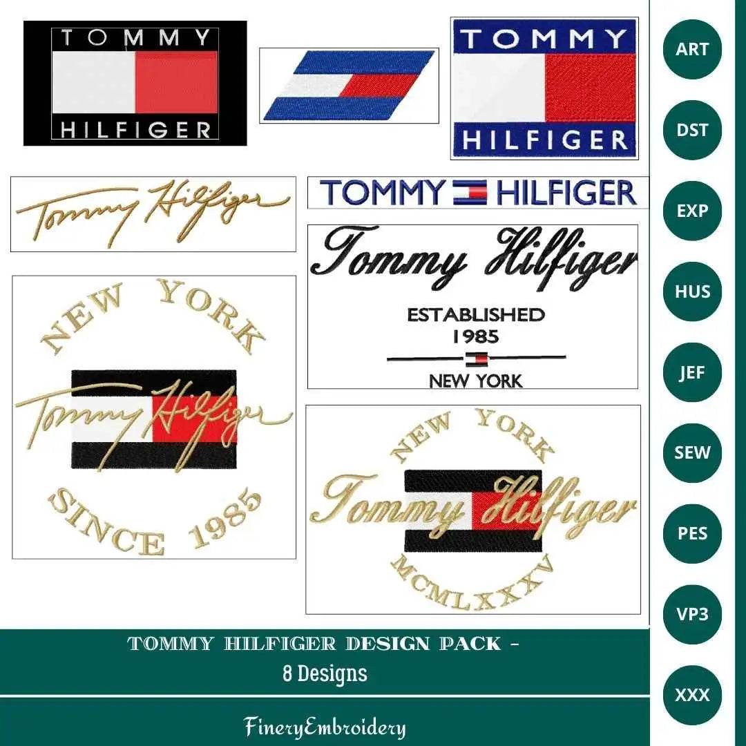 Tommy Hilfiger Embroidery Design Pack - Logo Embroidery Pack
