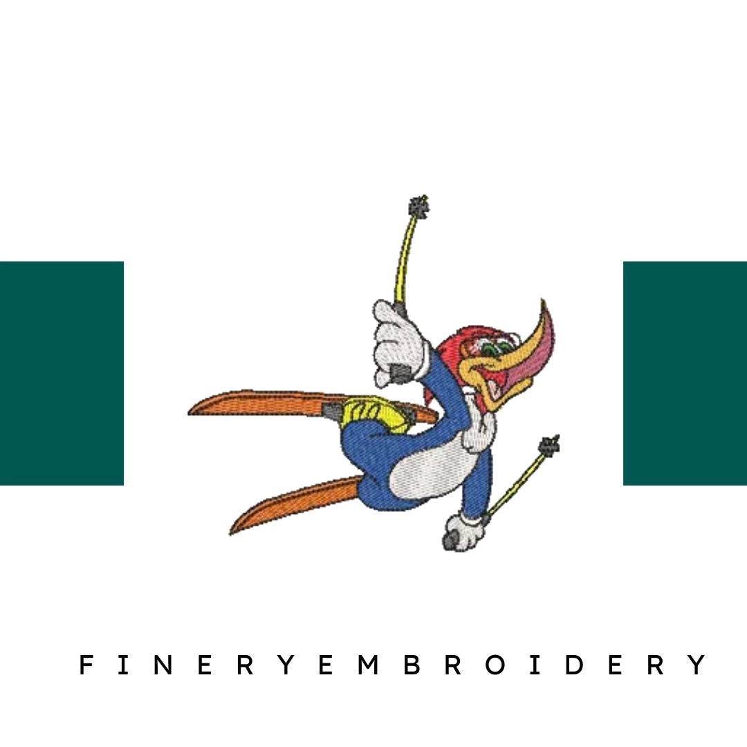 Woody Woodpecker- Pack of 42 Designs - Embroidery Design - FineryEmbroidery
