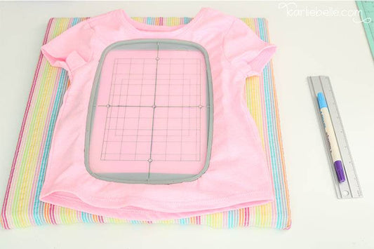 Hooping a T-Shirt - FineryEmbroidery