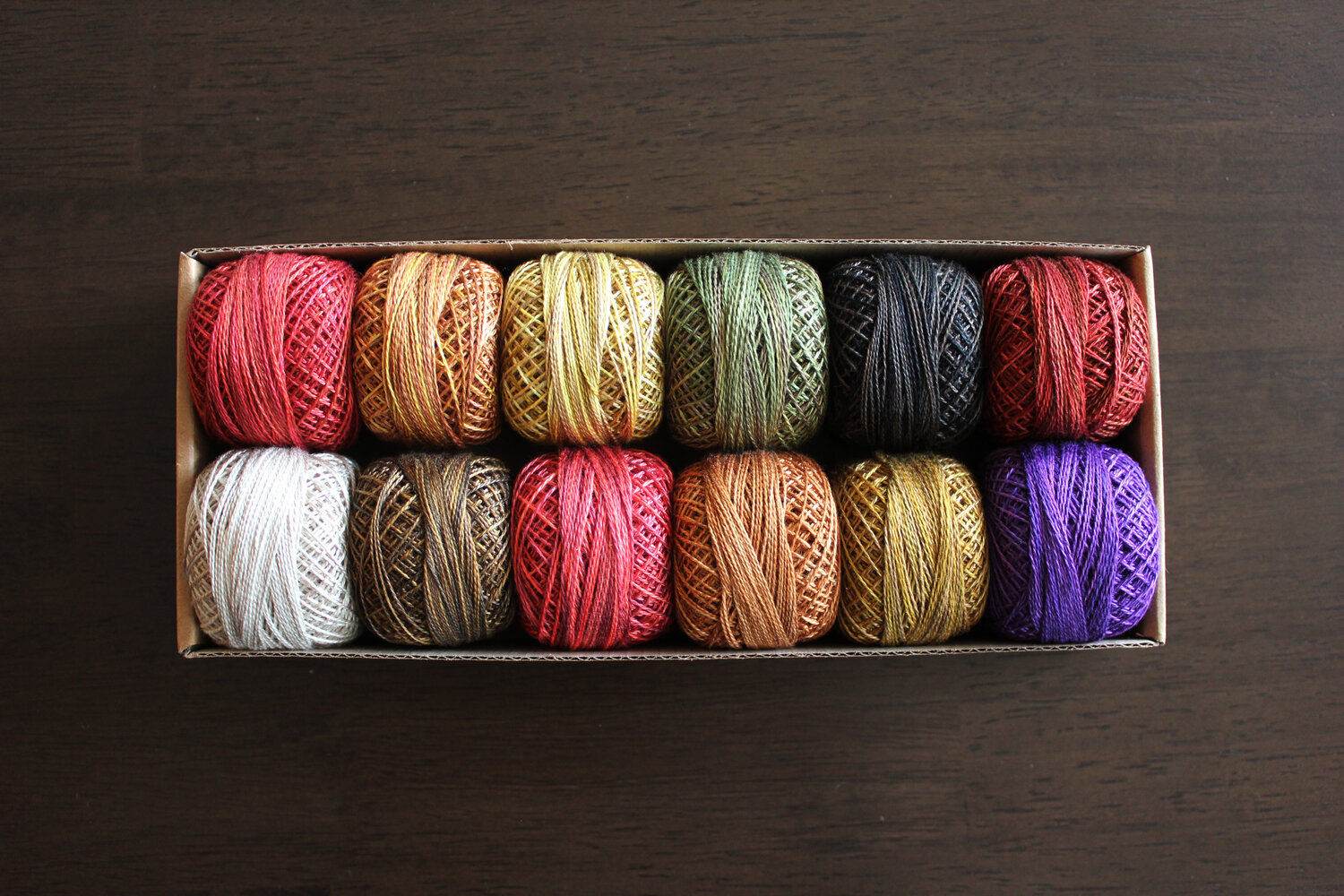 Perle Cotton Threads For Embroidery, New Solid Color Variations & Size ...