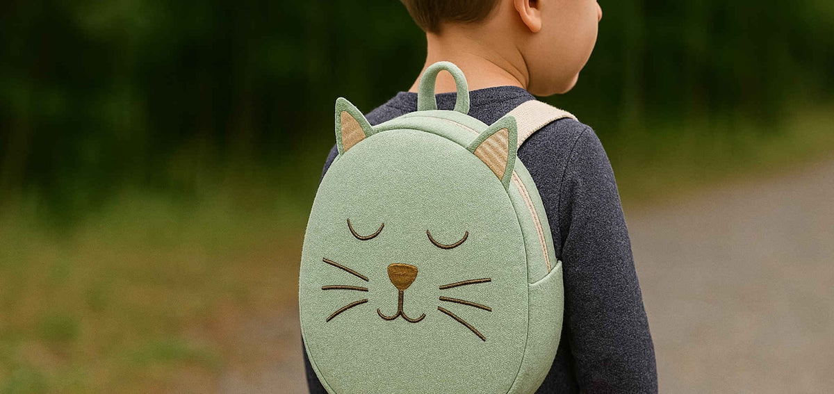 How to Sew a Cat Backpack with Machine Embroidery (Free Design Tutorial)
