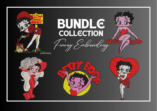 Exciting announcement! The Fineryembroidery has just launched its latest collection inspired by the iconic Betty Boop! FineryEmbroidery