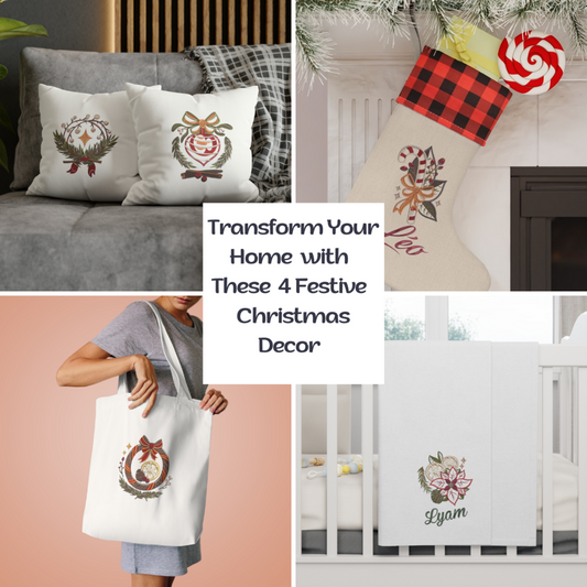 Transform Your Home with These 4 Festive Christmas Decor Sewing and Embroidery Ideas FineryEmbroidery
