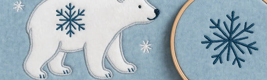 Step by Step, Sew an Embroidered Polar Bear