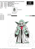 Yoda Embroidery Design – The Force is Strong