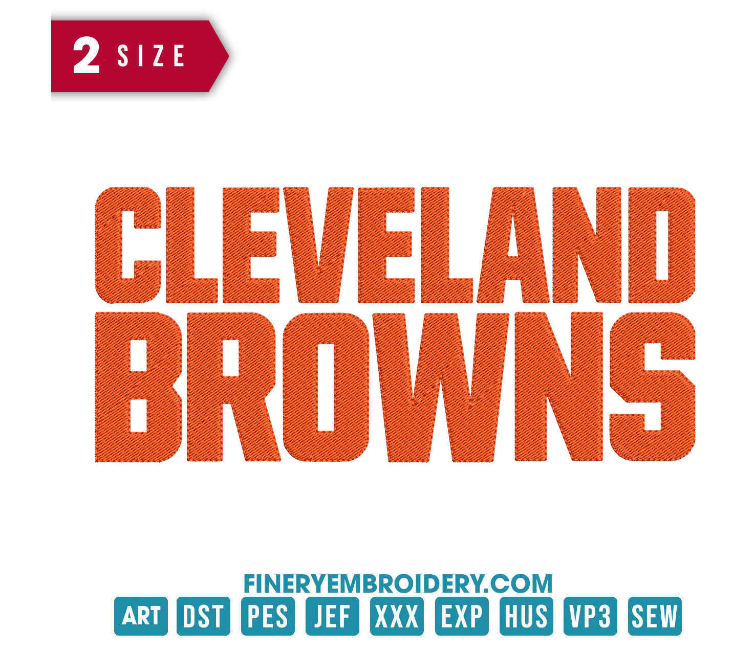 Cleveland Browns 2 : Embroidery Design