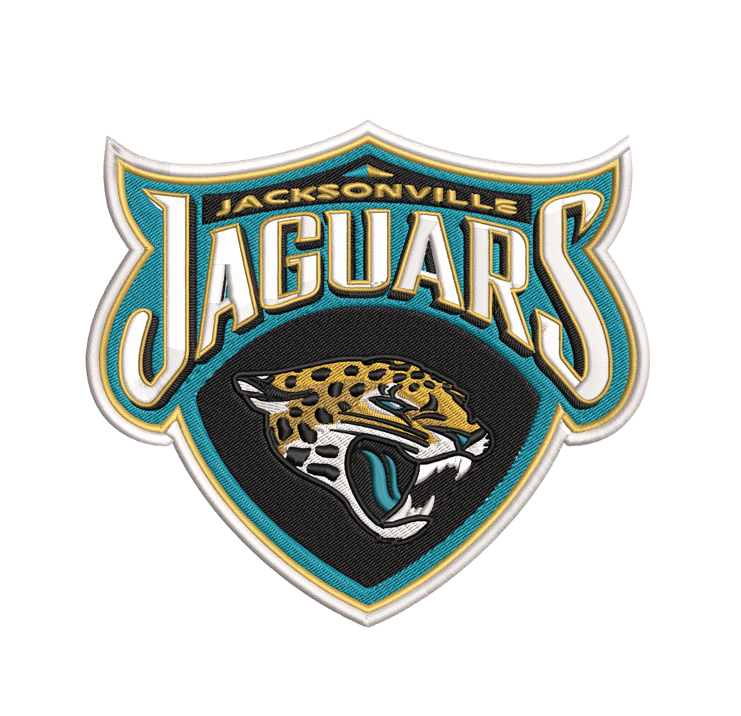 Jacksonville Jaguar 2 : Embroidery Design