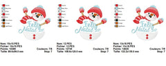 Festive Christmas Embroidery Pack – 10 Merry Designs for Holiday Cheer