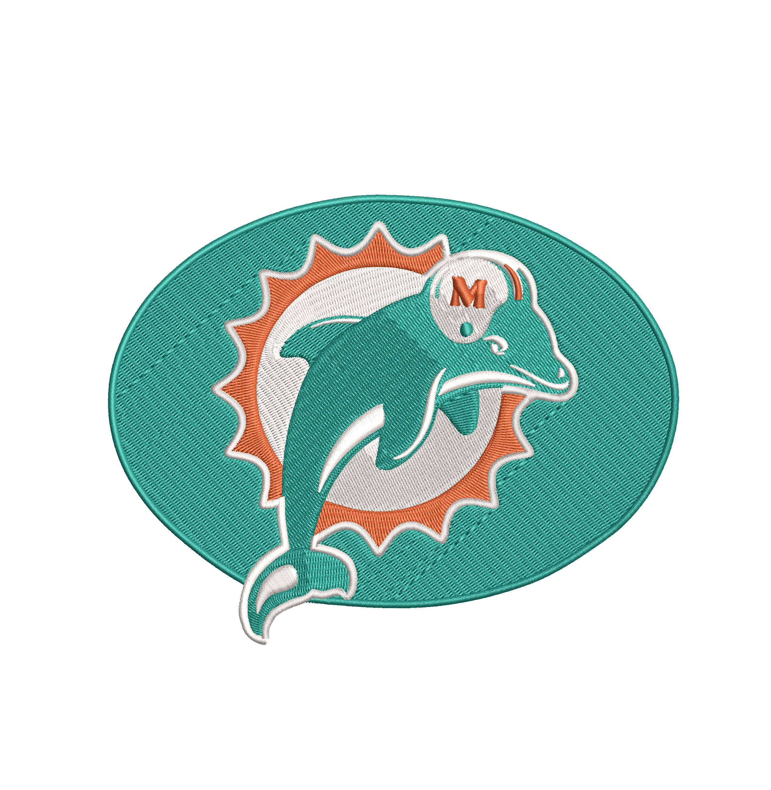 Miami Dolphins 2 : Embroidery Design