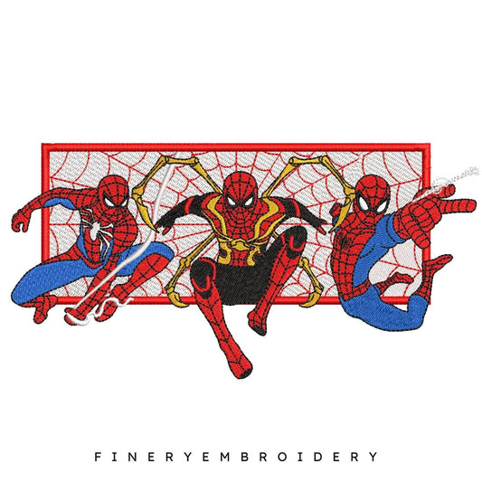 3 Spiderman no way home - Animé  - Embroidery Design - FineryEmbroidery
