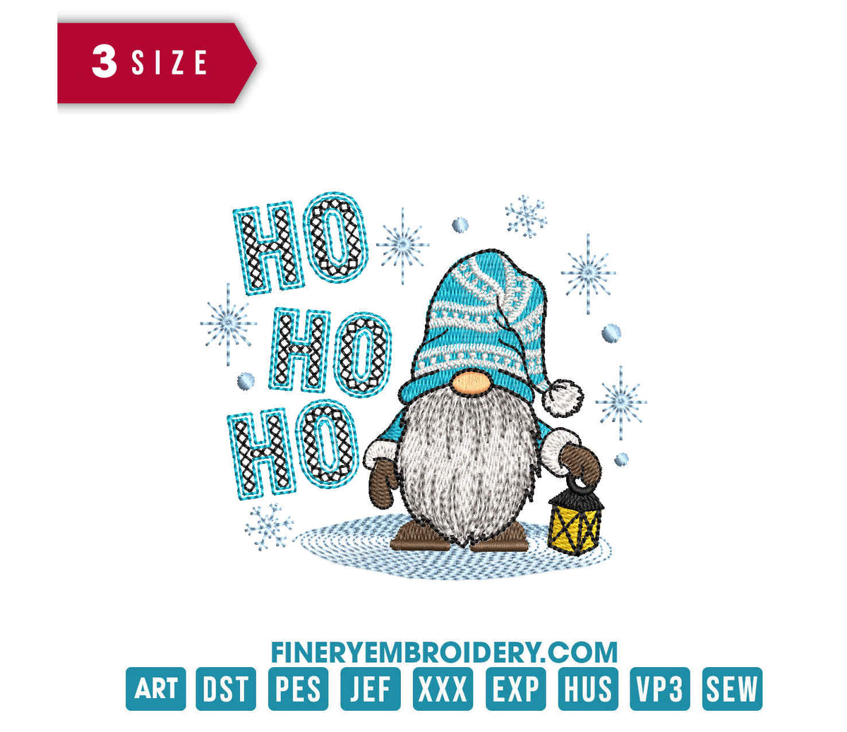 Christmas Gnome 2: Embroidery Design