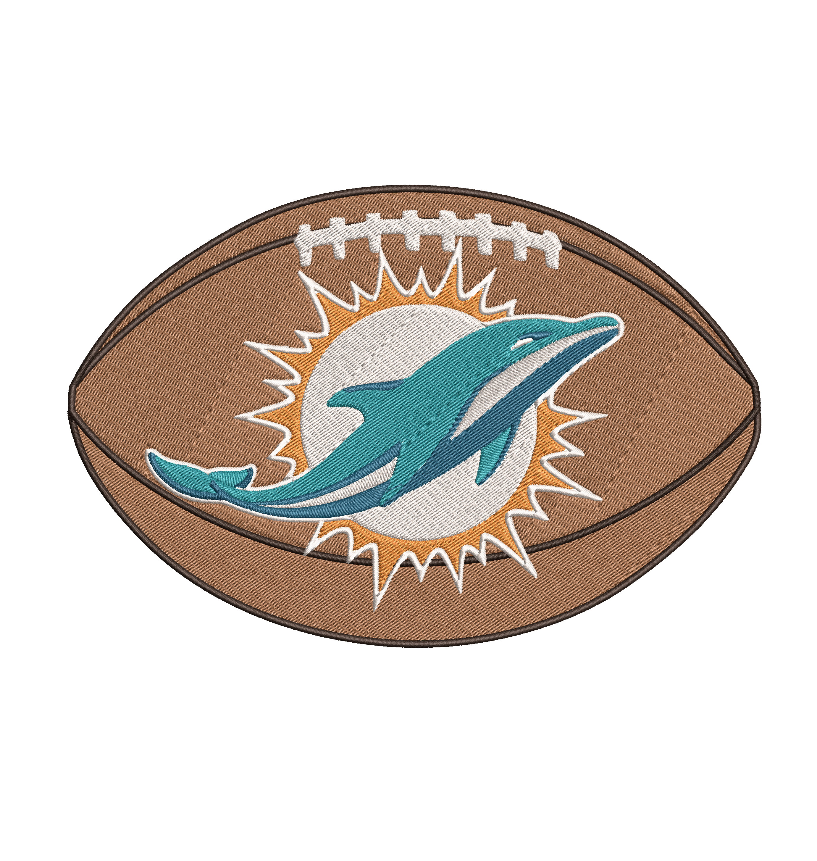 Miami Dolphins 4 : Embroidery Design