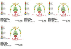 Festive Christmas Embroidery Pack – 10 Merry Designs for Holiday Cheer