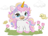 Fairy Friends & Unicorn Embroidery Designs Collection