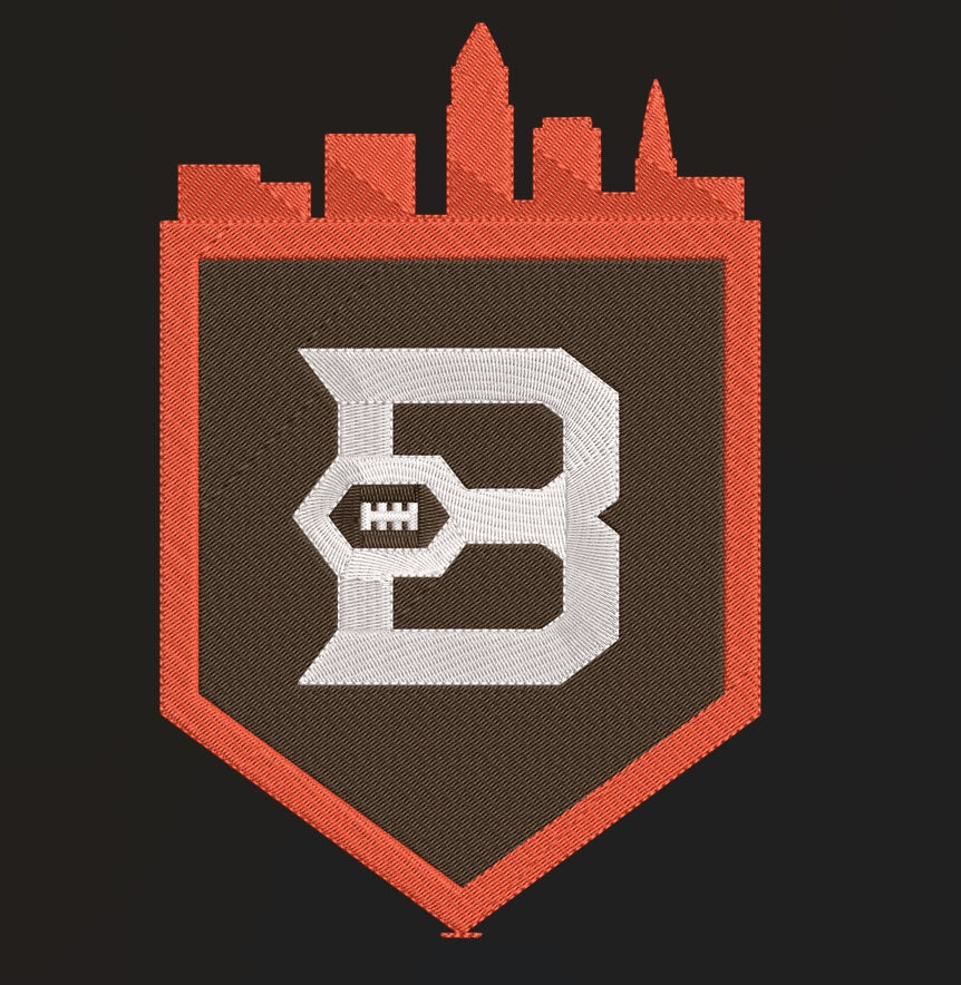 Cleveland Browns 8 : Embroidery Design