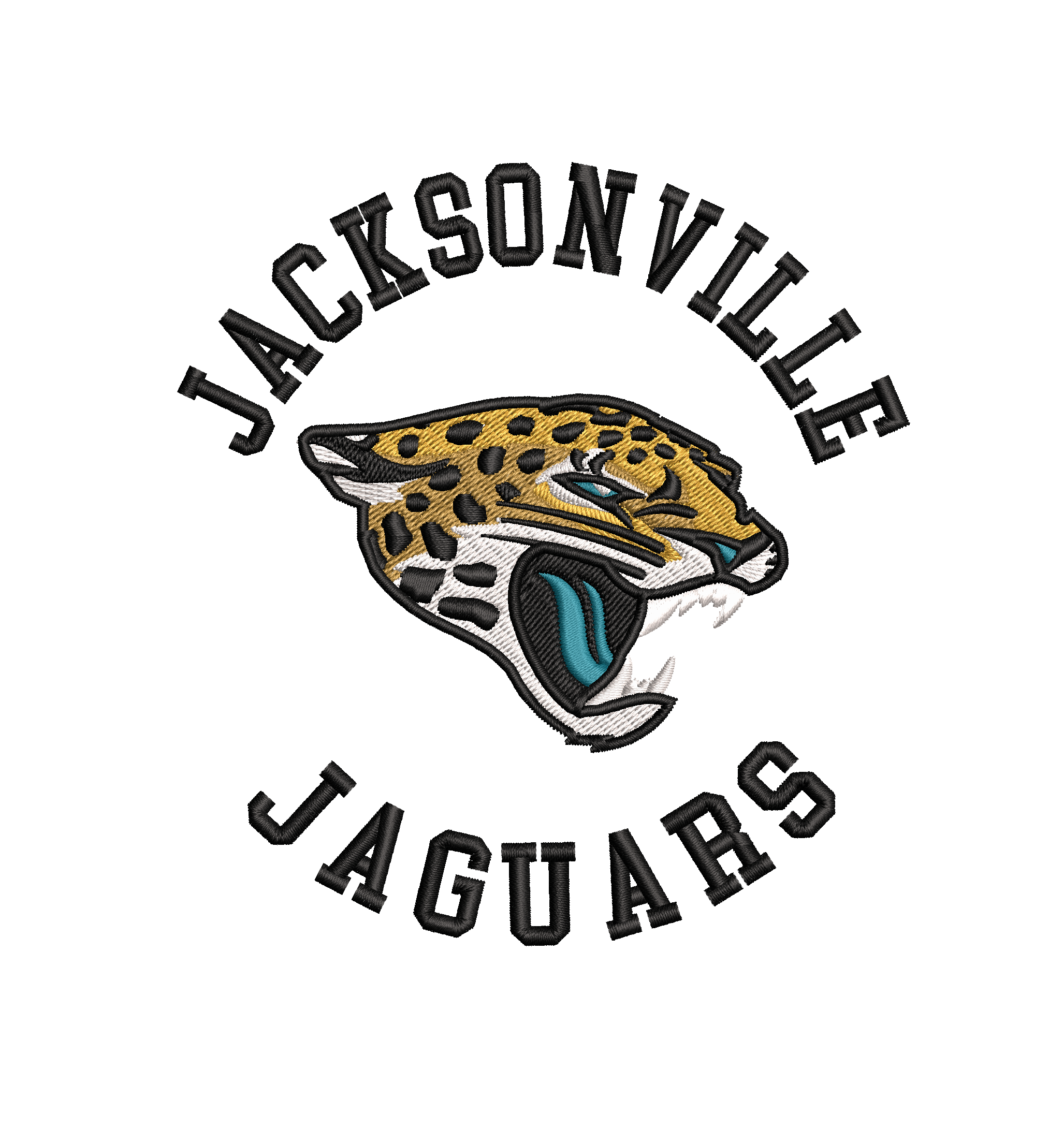 Jacksonville Jaguar 8 : Embroidery Design