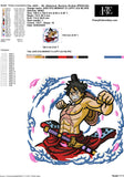 Monkey D. Luffy | One Piece - Animé  - Embroidery Design - FineryEmbroidery