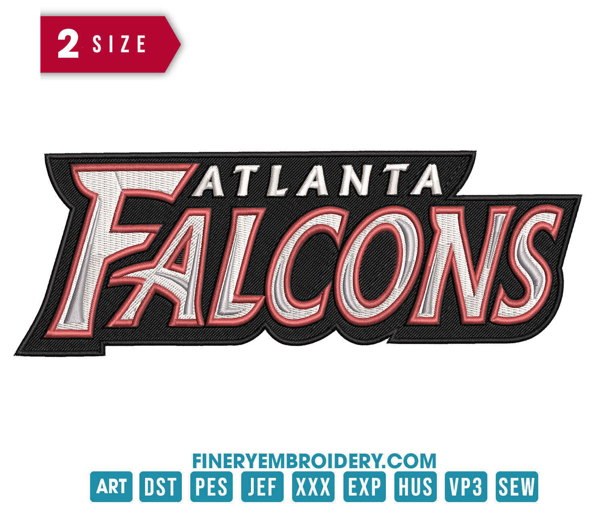 Atlanta Falcons 5 : Embroidery Design