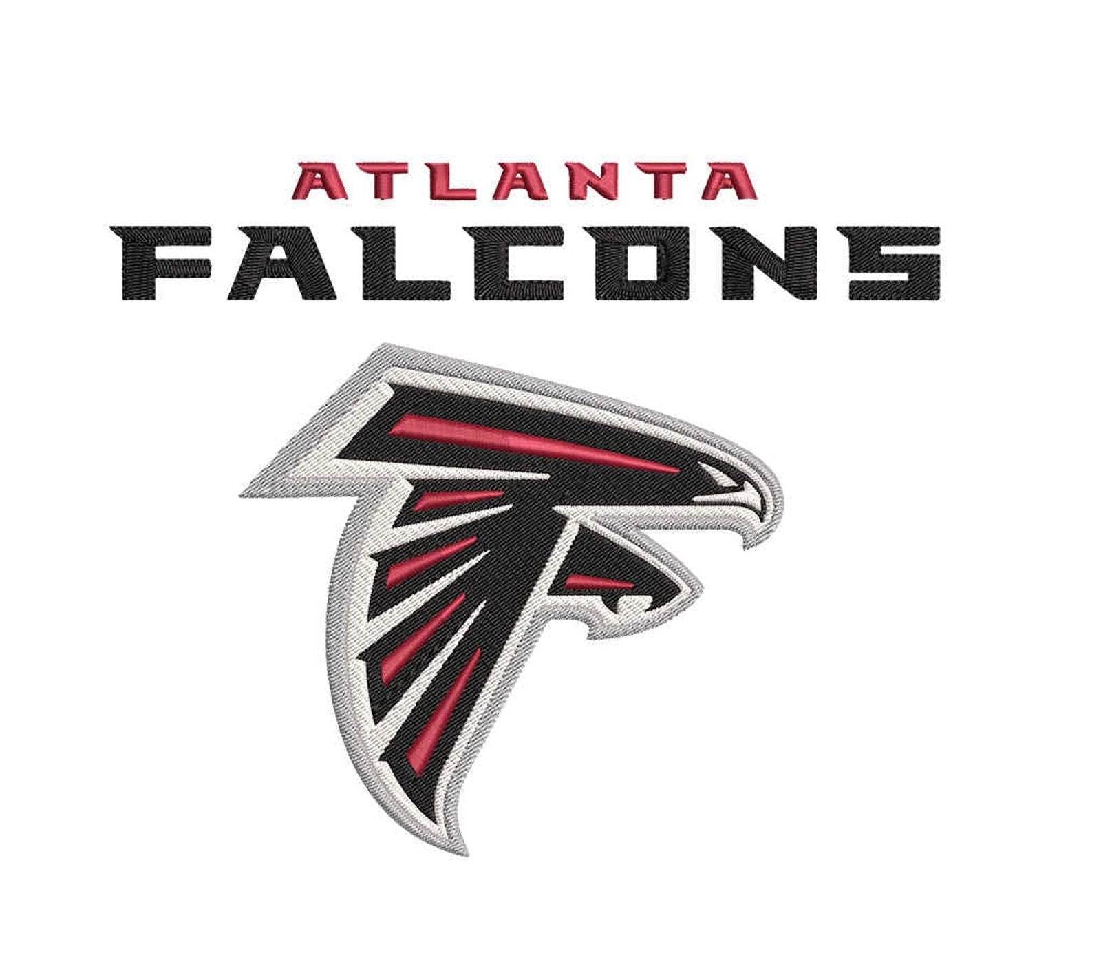 ATLANTA FALCONS- Pack of 6 Designs - Embroidery Design - FineryEmbroidery