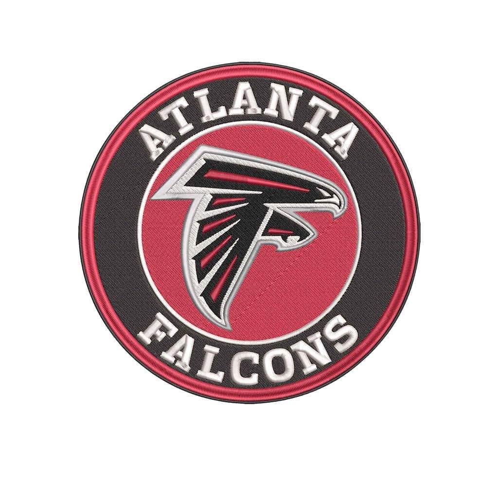 ATLANTA FALCONS- Pack of 6 Designs - Embroidery Design - FineryEmbroidery