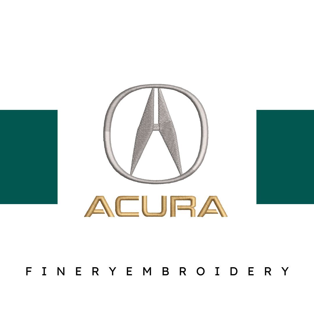 Acura 2 Embroidery Design - FineryEmbroidery