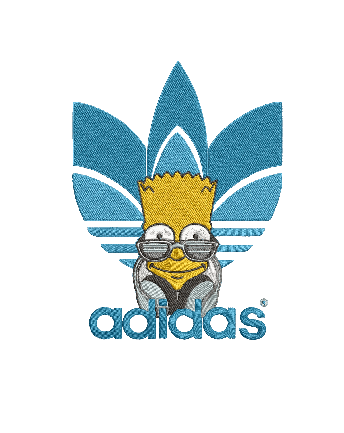 Adidas Bart 2 Embroidery Design - FineryEmbroidery