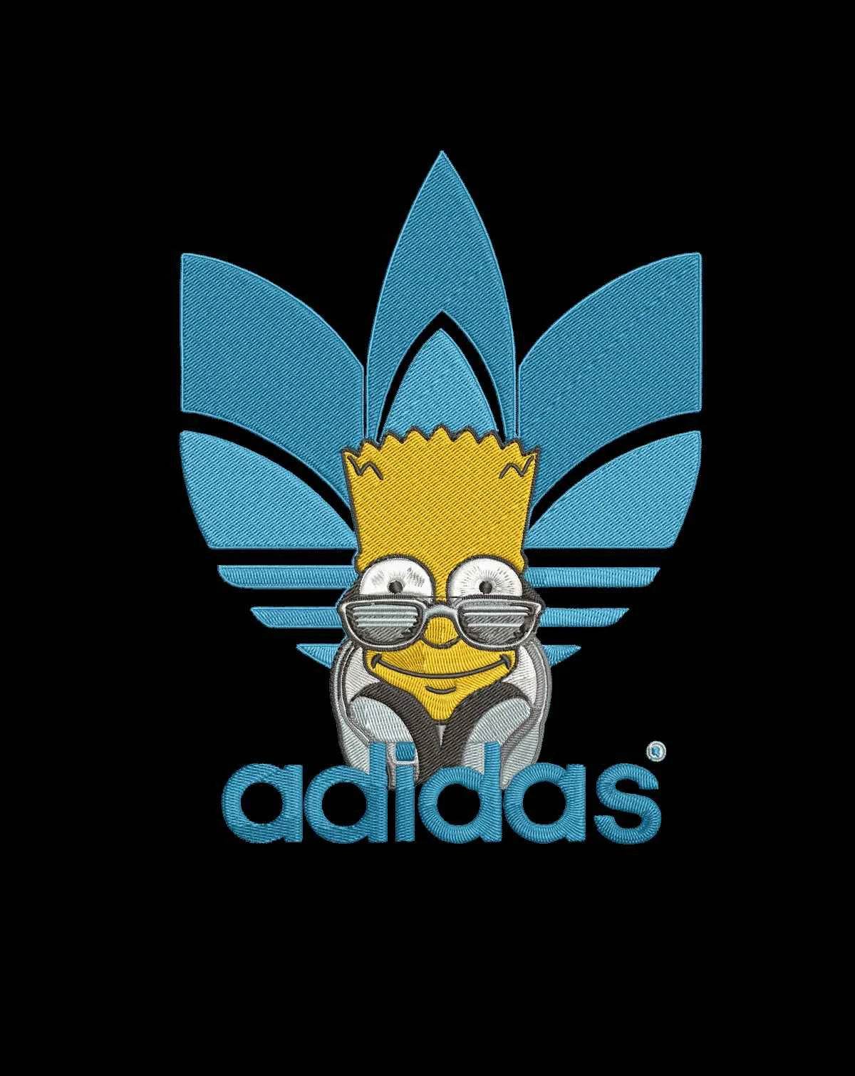Adidas Bart 2 Embroidery Design - FineryEmbroidery