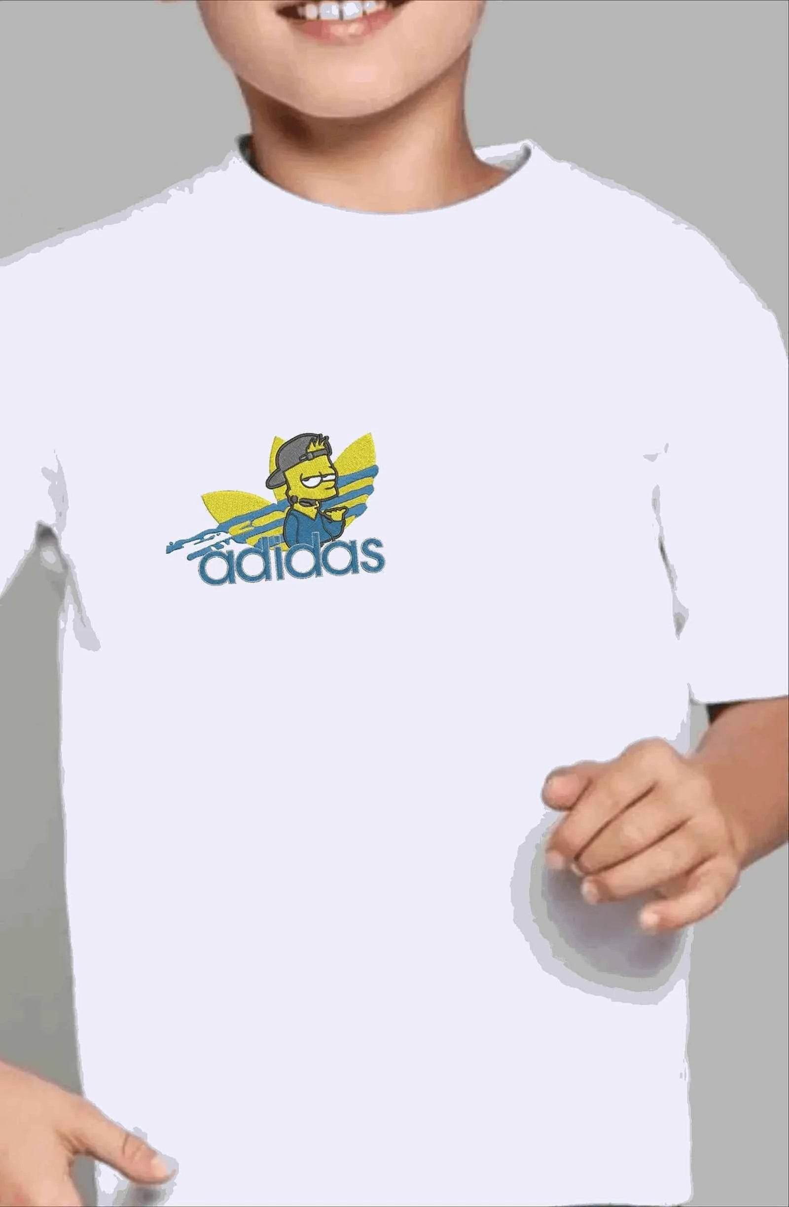 Adidas Bart Embroidery Design - FineryEmbroidery