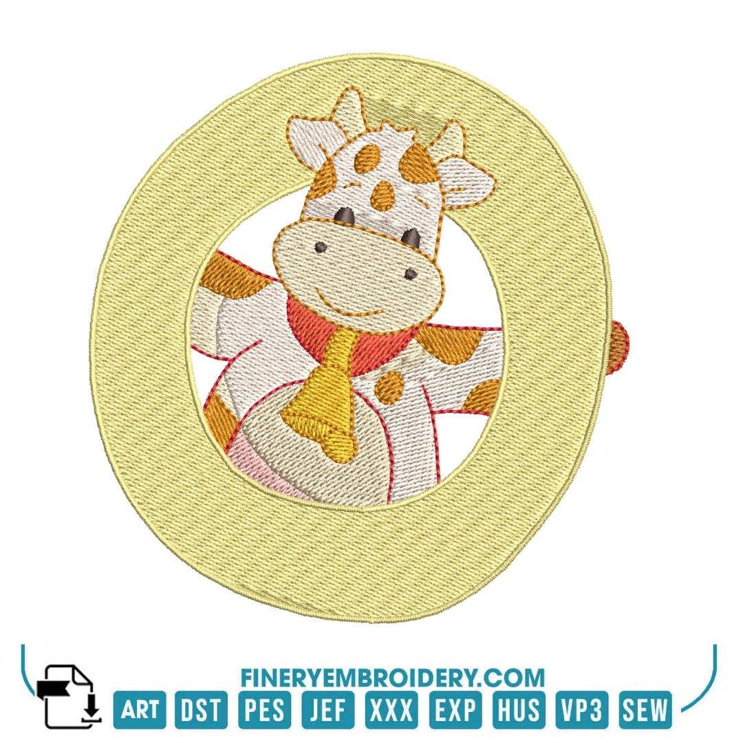 Adorable Animal Alphabet Embroidery Design Pack – 26 Letters | FineryEmbroidery - FineryEmbroidery