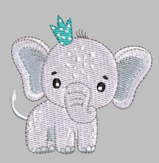 Adorable Baby Elephant Embroidery Pack - 5 Designs in 3 Sizes - FineryEmbroidery