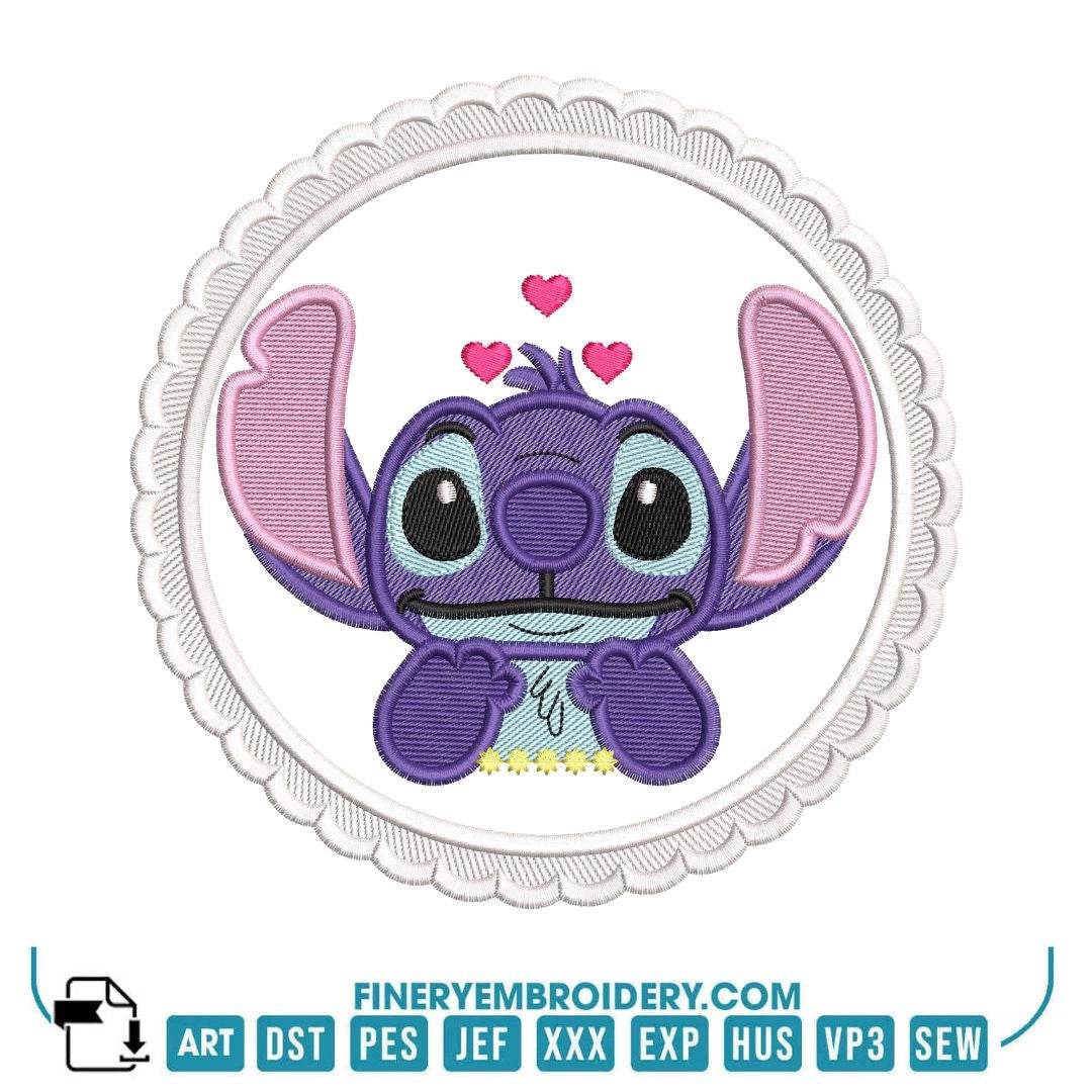 Adorable Stitch Embroidery Pack – 4 Unique Designs in 4 Sizes - FineryEmbroidery