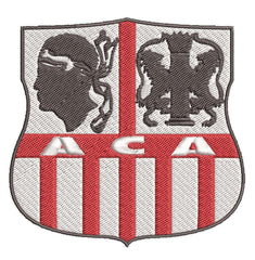 Ajaccio Football Team: Embroidery Design - FineryEmbroidery