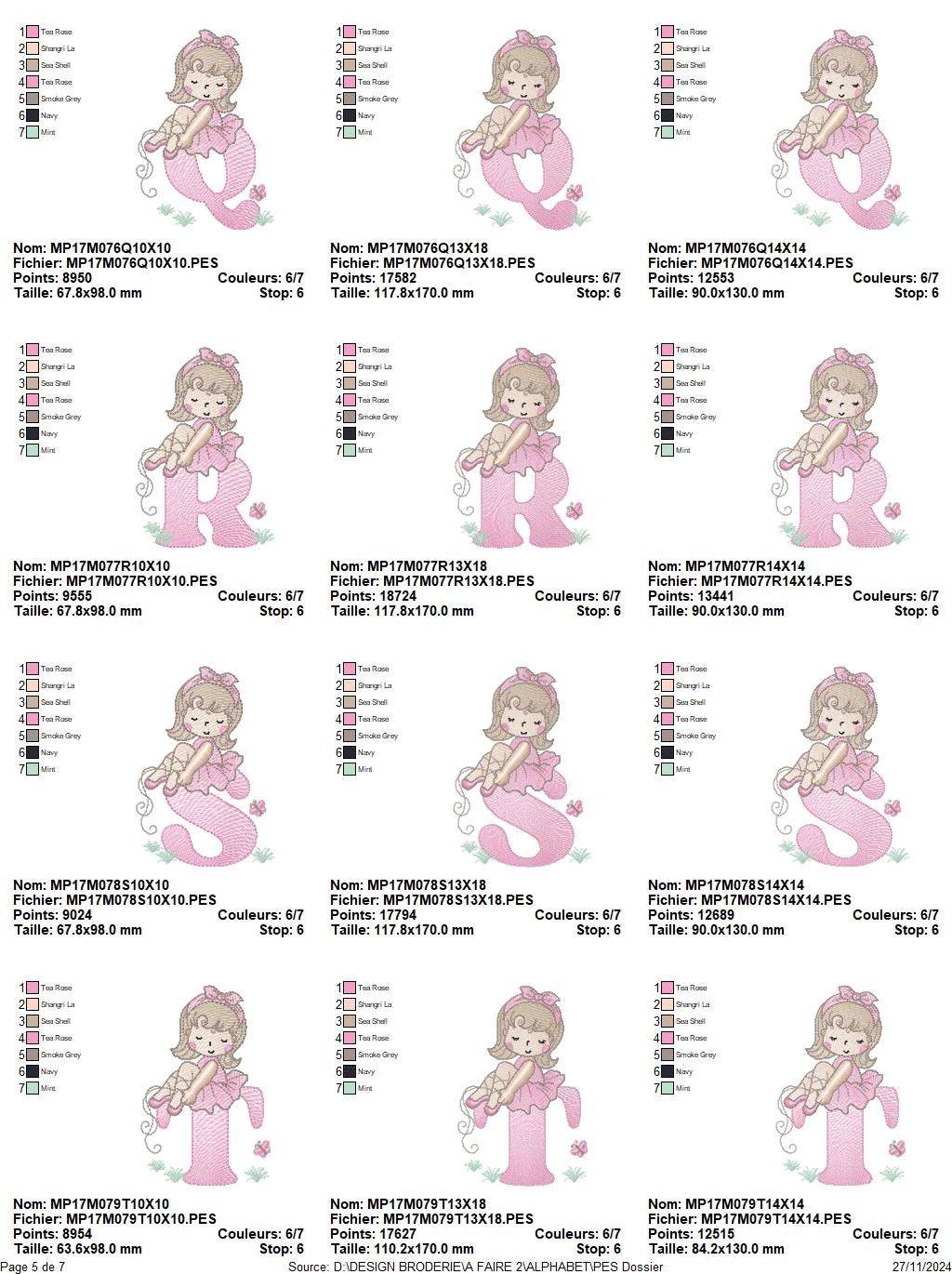 Alphabet Embroidery Pack – A to Z Designs for Little Princesses - FineryEmbroidery